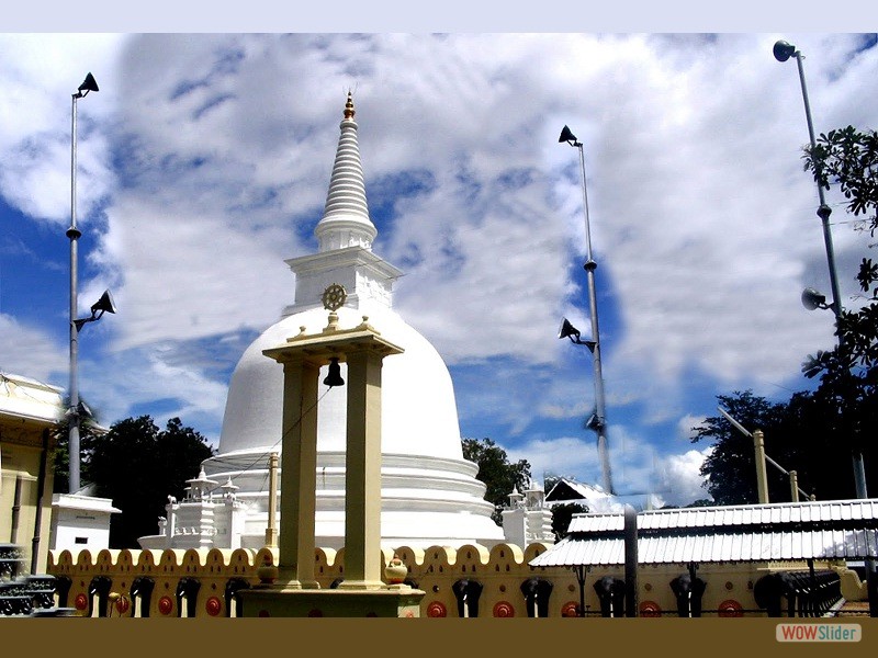 1.7 Mahiyangana stupa now